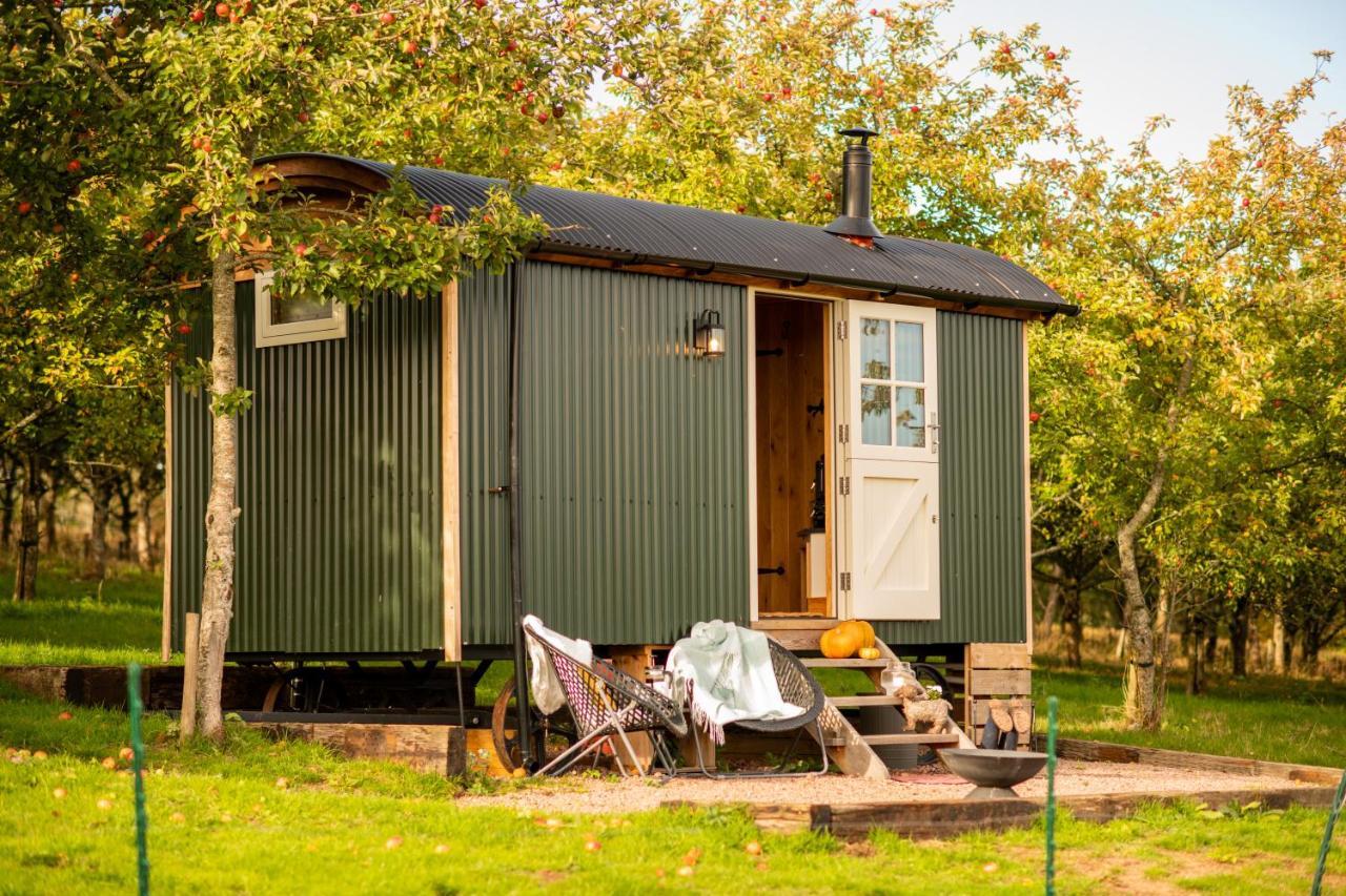 Harrys Hideout - Shepherd'S Huts At Harrys Cottages Pen-y-Clawdd Εξωτερικό φωτογραφία